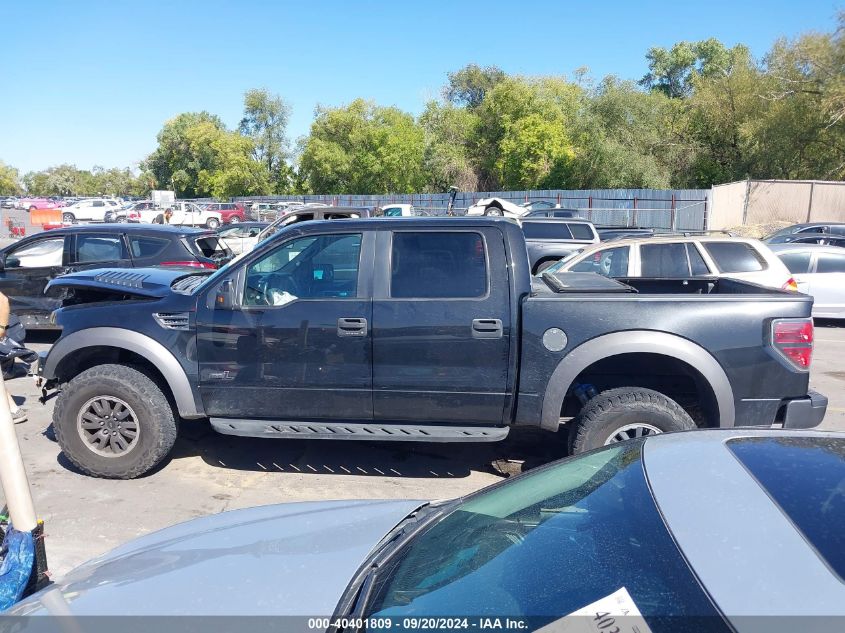 2011 Ford F-150 Svt Raptor VIN: 1FTFW1R63BFB15195 Lot: 40401809