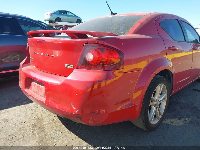 2012 Dodge Avenger Sxt Plus VIN: 1C3CDZEG7CN285173 Lot: 40401823