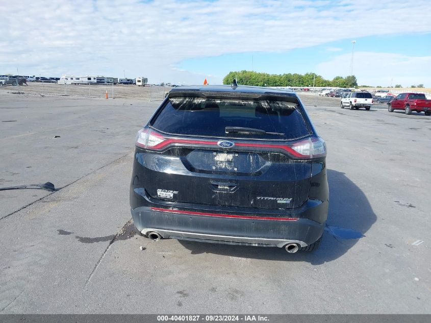 2018 Ford Edge Titanium VIN: 2FMPK4K92JBB07218 Lot: 40401827