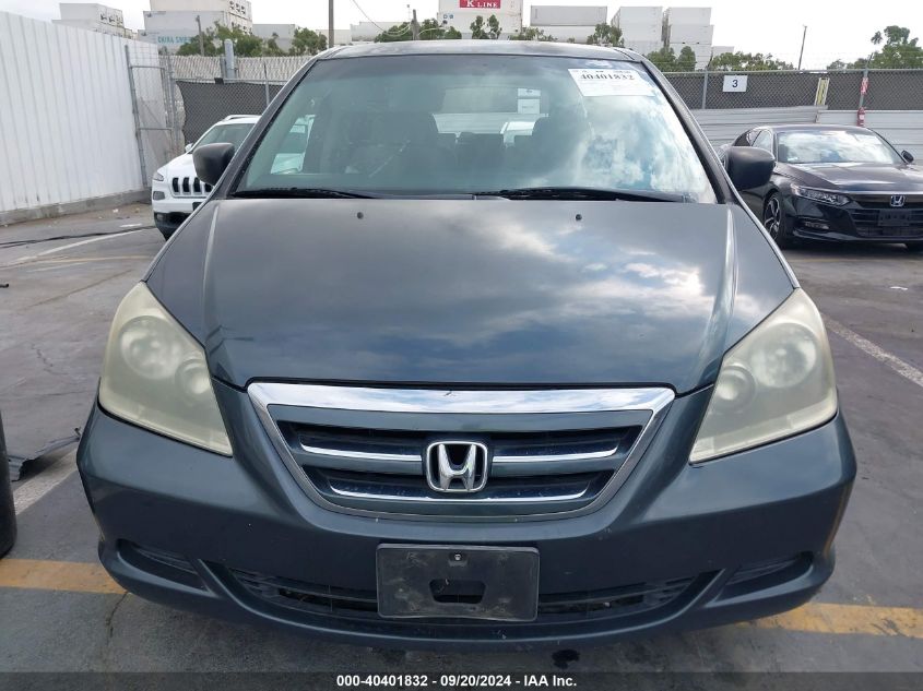 2006 Honda Odyssey Lx VIN: 5FNRL38246B045619 Lot: 40401832