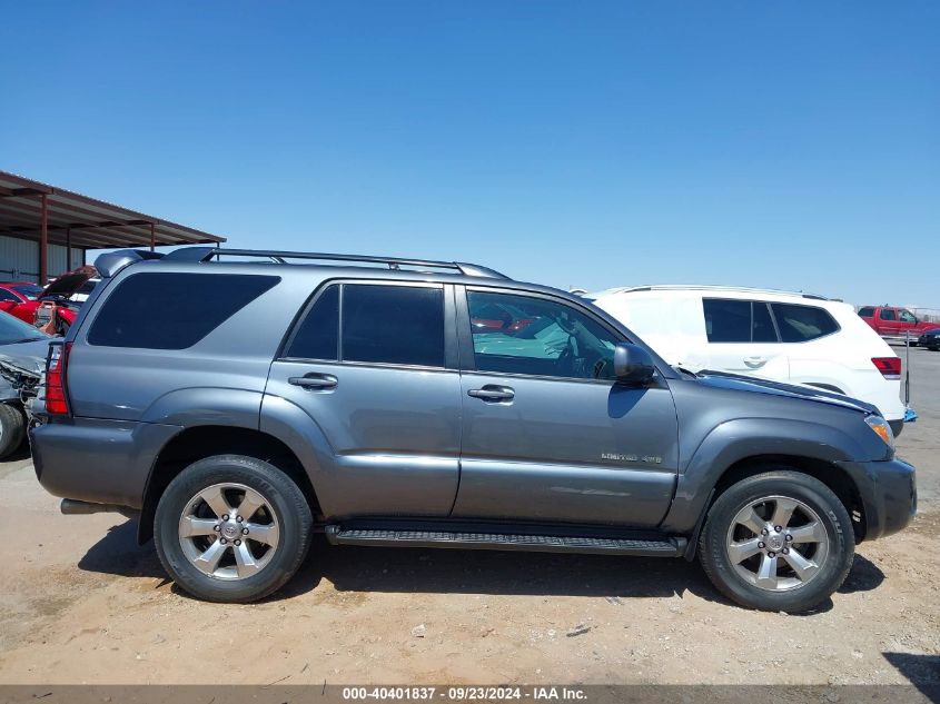 2007 Toyota 4Runner Limited V8 VIN: JTEBT17R670065516 Lot: 40401837