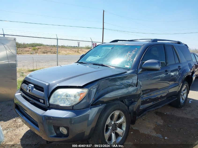 2007 Toyota 4Runner Limited V8 VIN: JTEBT17R670065516 Lot: 40401837