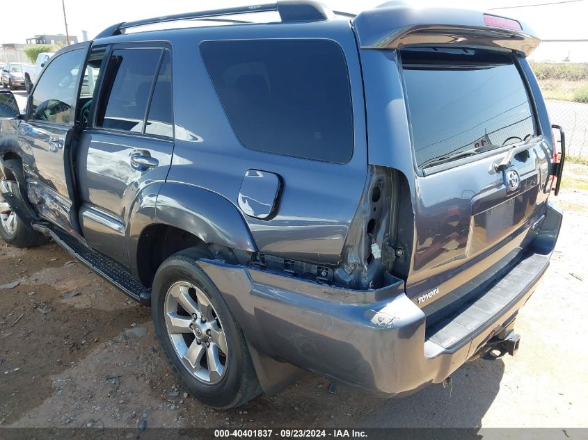 2007 Toyota 4Runner Limited V8 VIN: JTEBT17R670065516 Lot: 40401837