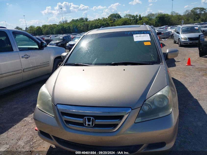 2007 Honda Odyssey Ex-L VIN: 5FNRL38757B401346 Lot: 40401854