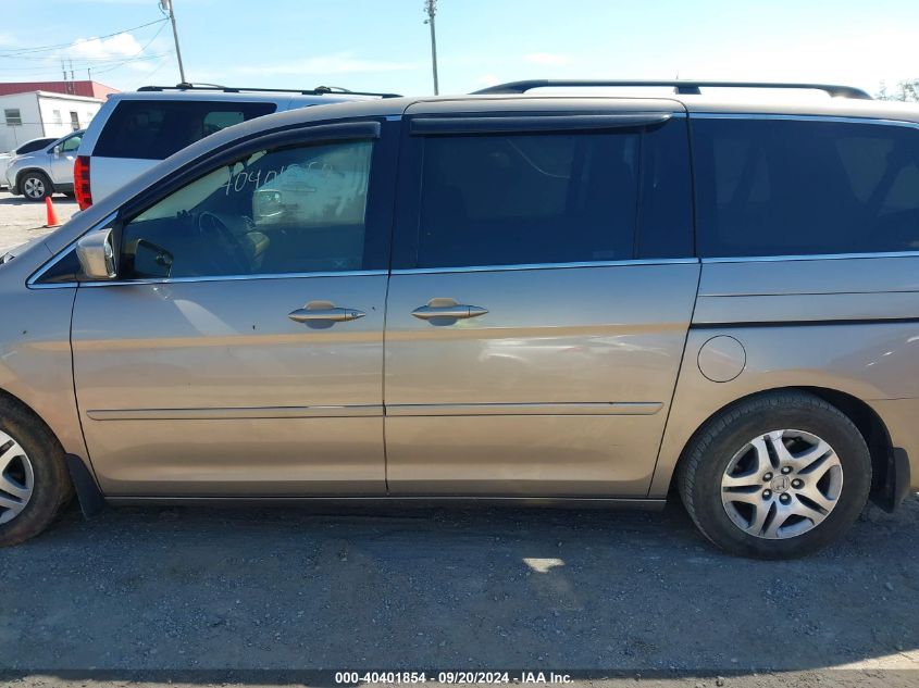 2007 Honda Odyssey Ex-L VIN: 5FNRL38757B401346 Lot: 40401854