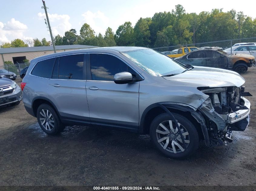 2021 Honda Pilot Awd Ex-L VIN: 5FNYF6H54MB083444 Lot: 40401855