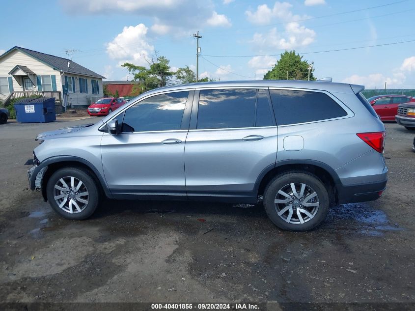 2021 Honda Pilot Awd Ex-L VIN: 5FNYF6H54MB083444 Lot: 40401855