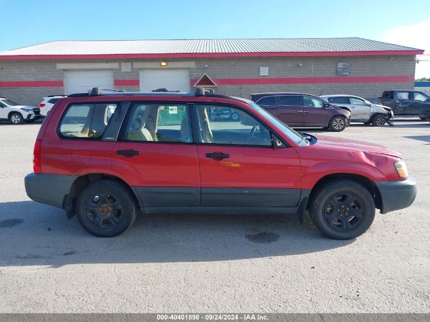 2003 Subaru Forester X VIN: JF1SG63683H764116 Lot: 40401898