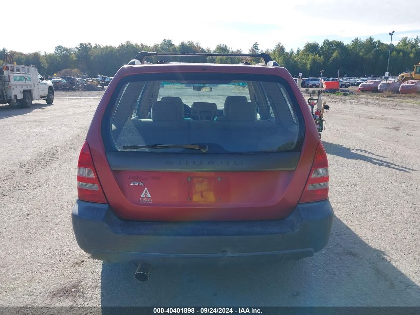 2003 Subaru Forester X VIN: JF1SG63683H764116 Lot: 40401898