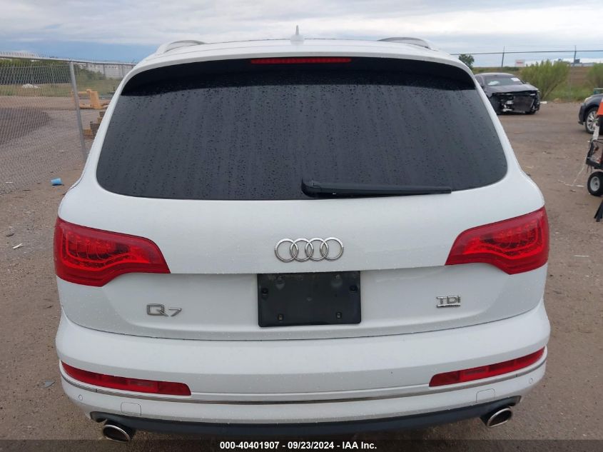 2015 Audi Q7 3.0 Tdi Premium VIN: WA1LMAFE5FD017706 Lot: 40401907