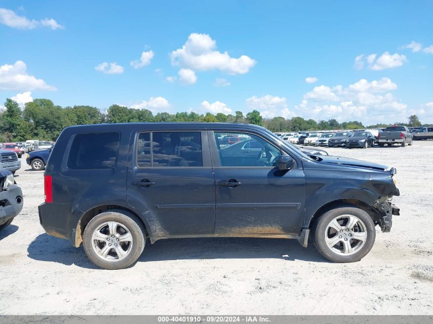 2013 Honda Pilot Ex-L VIN: 5FNYF3H69DB021495 Lot: 40401910