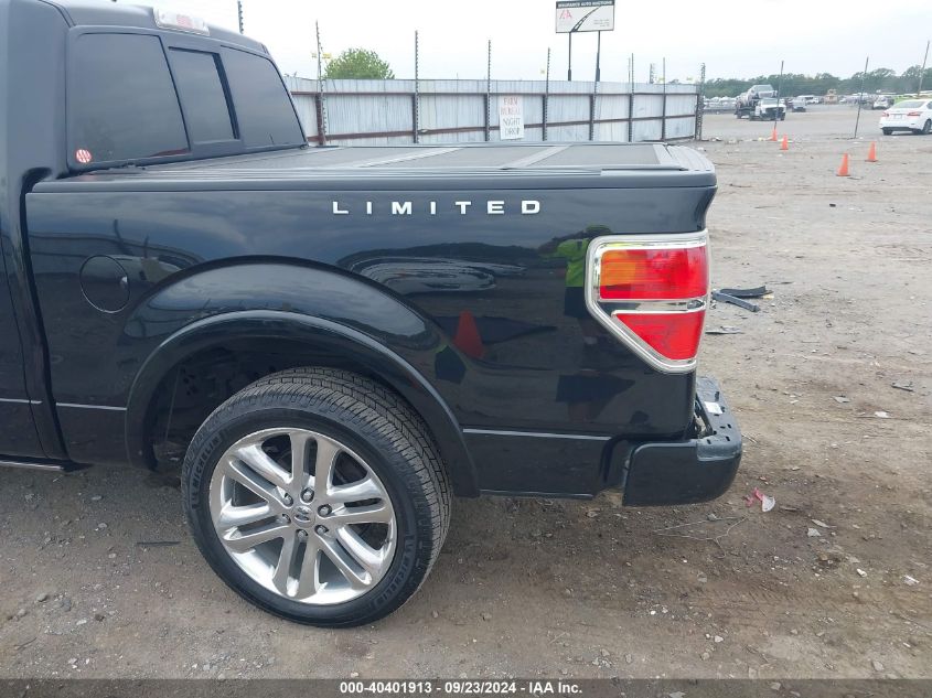 2013 Ford F-150 Limited VIN: 1FTFW1ET9DFD00849 Lot: 40401913