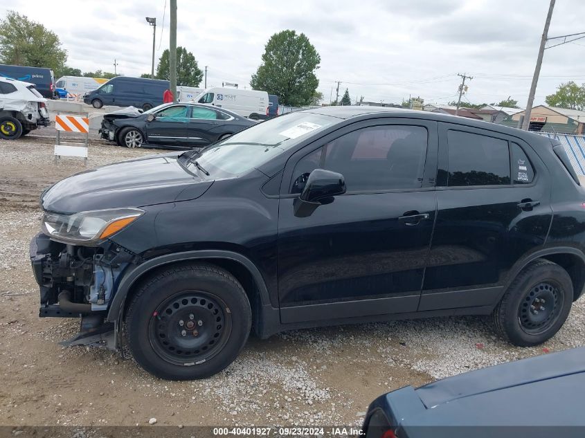 2018 Chevrolet Trax Ls VIN: 3GNCJKSB7JL205587 Lot: 40401927