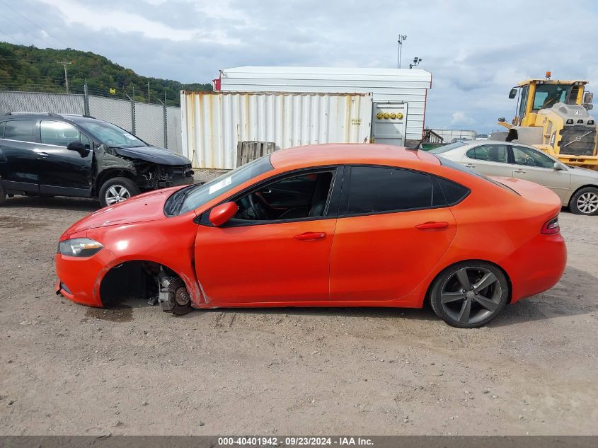 2015 Dodge Dart Gt VIN: 1C3CDFEB9FD352630 Lot: 40401942