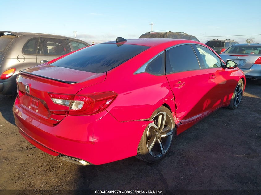 VIN 1HGCV1F32NA018668 2022 HONDA ACCORD SPORT