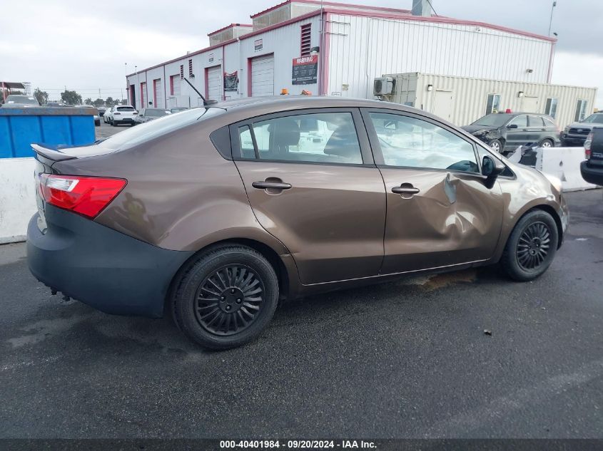 2013 Kia Rio Ex VIN: KNADN4A30D6188652 Lot: 40401984