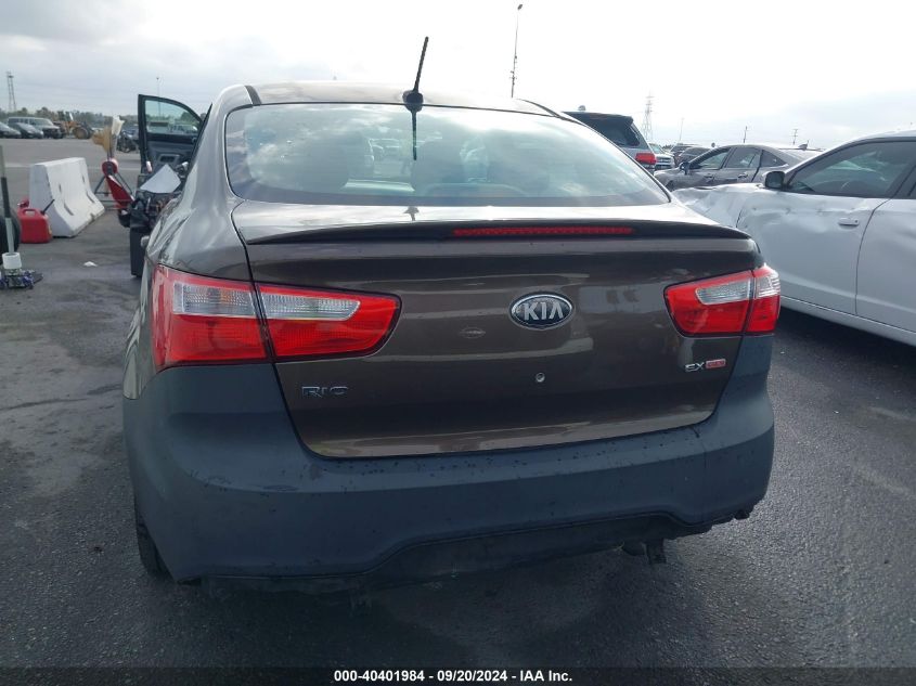 2013 Kia Rio Ex VIN: KNADN4A30D6188652 Lot: 40401984