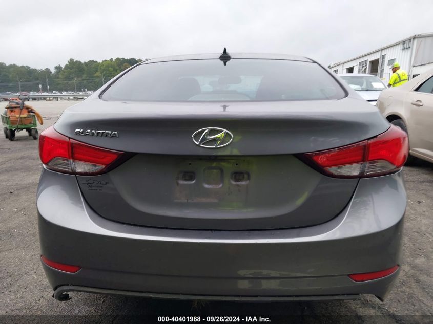 2016 Hyundai Elantra Se/Sport/Limited VIN: KMHDH4AE2GU636901 Lot: 40401988