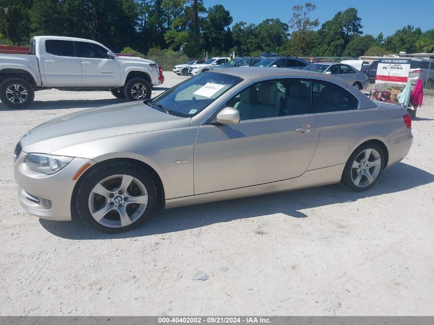 2012 BMW 335I VIN: WBADX7C55CE744016 Lot: 40402002