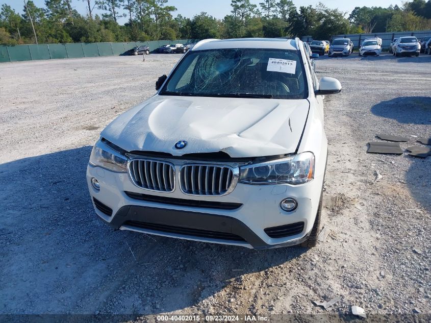 2017 BMW X3 xDrive28I VIN: 5UXWX9C57H0T06978 Lot: 40402015