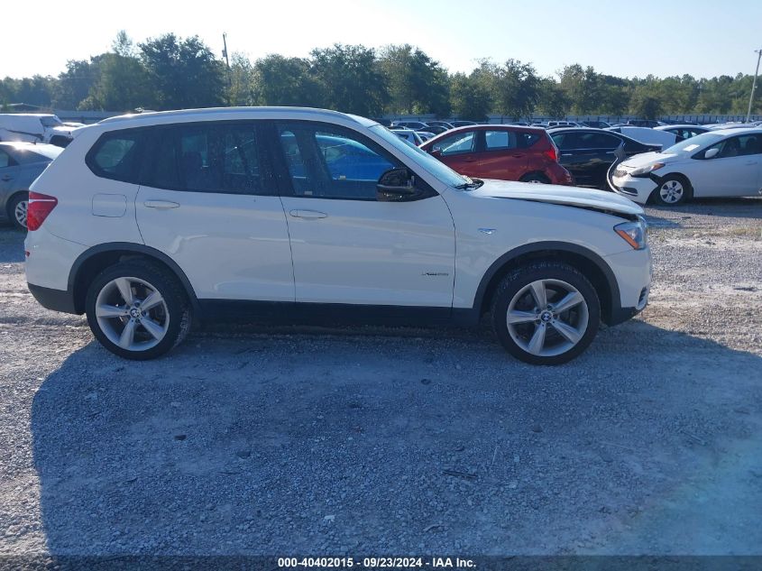 2017 BMW X3 xDrive28I VIN: 5UXWX9C57H0T06978 Lot: 40402015