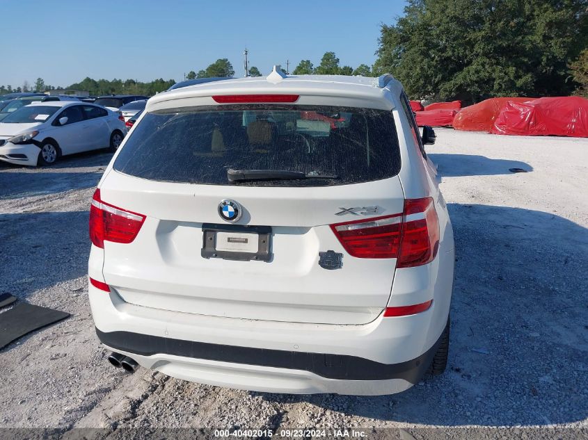 2017 BMW X3 xDrive28I VIN: 5UXWX9C57H0T06978 Lot: 40402015