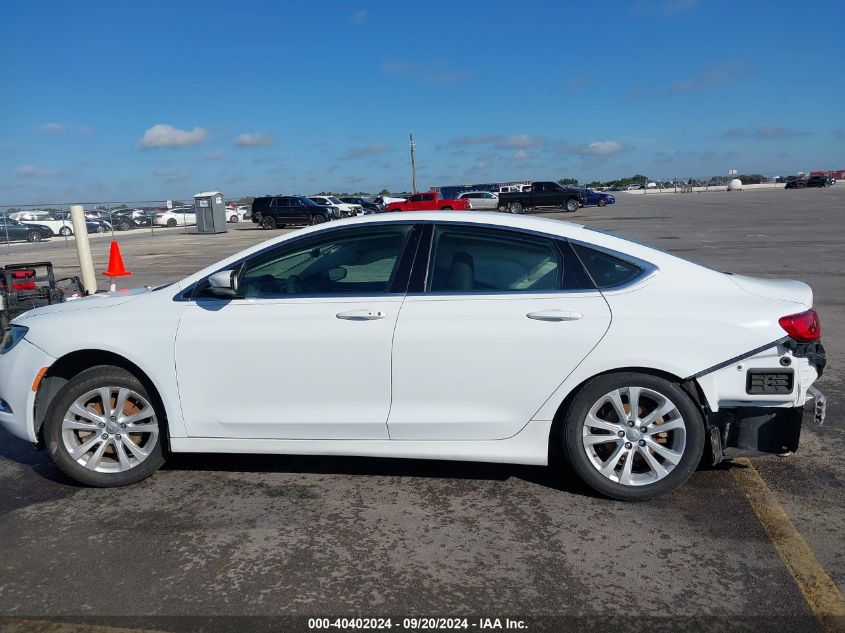 2015 Chrysler 200 Limited VIN: 1C3CCCAB5FN570811 Lot: 40402024