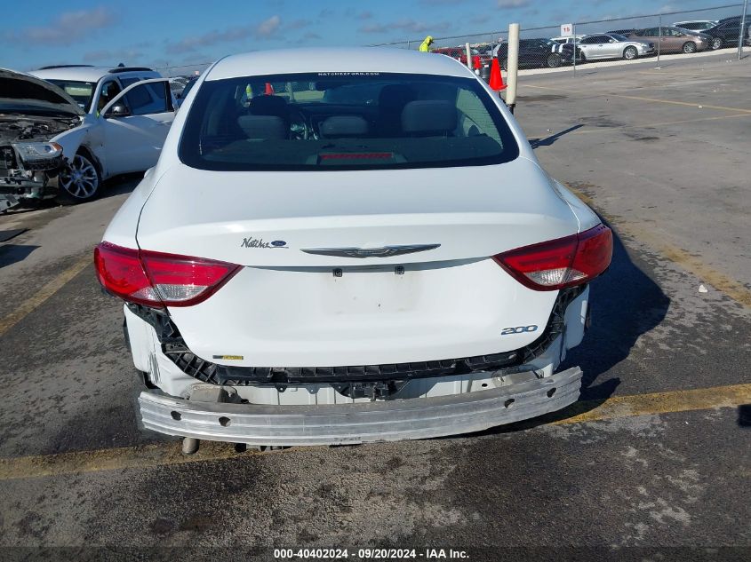 2015 Chrysler 200 Limited VIN: 1C3CCCAB5FN570811 Lot: 40402024