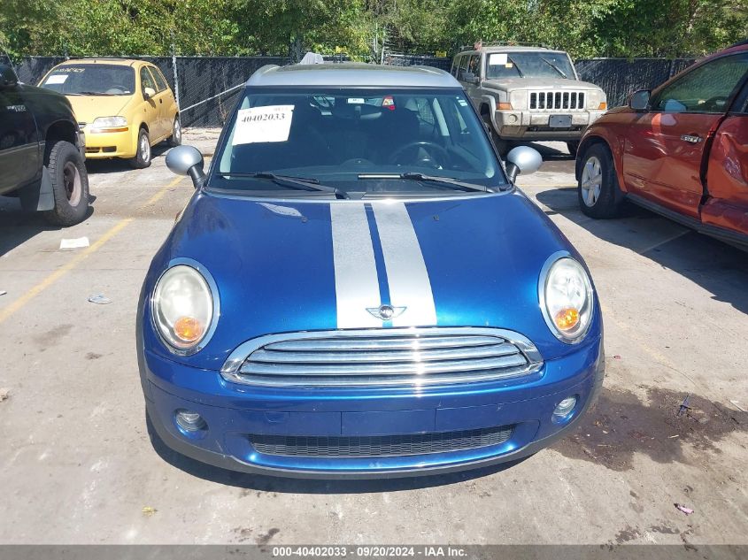 2009 Mini Cooper Clubman VIN: WMWML33559TX33218 Lot: 40402033