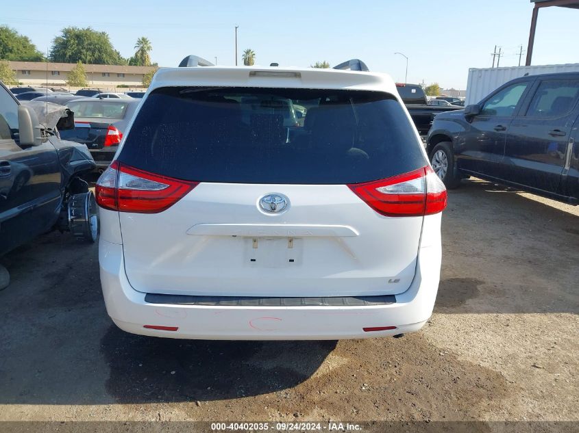 2017 Toyota Sienna Le VIN: 5TDKZ3DC9HS831431 Lot: 40402035