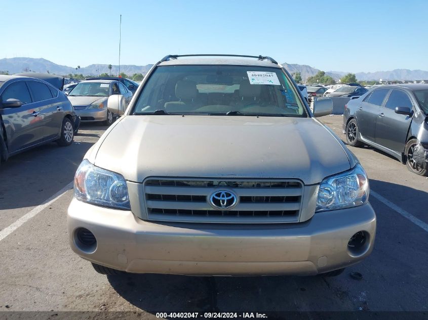 2005 Toyota Highlander V6 VIN: JTEEP21A150093649 Lot: 40402047