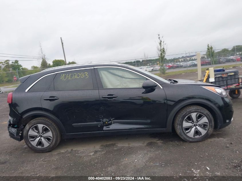 2018 Kia Niro Fe/Lx VIN: KNDCB3LC6J5110439 Lot: 40402083