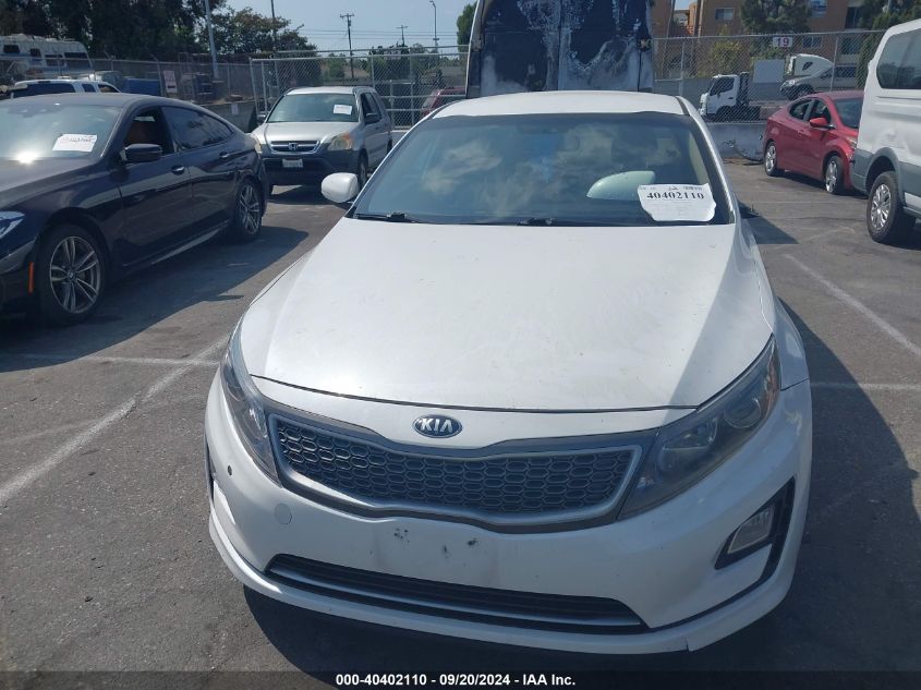 2016 Kia Optima Hybrid VIN: KNAGM4AD3G5095031 Lot: 40402110