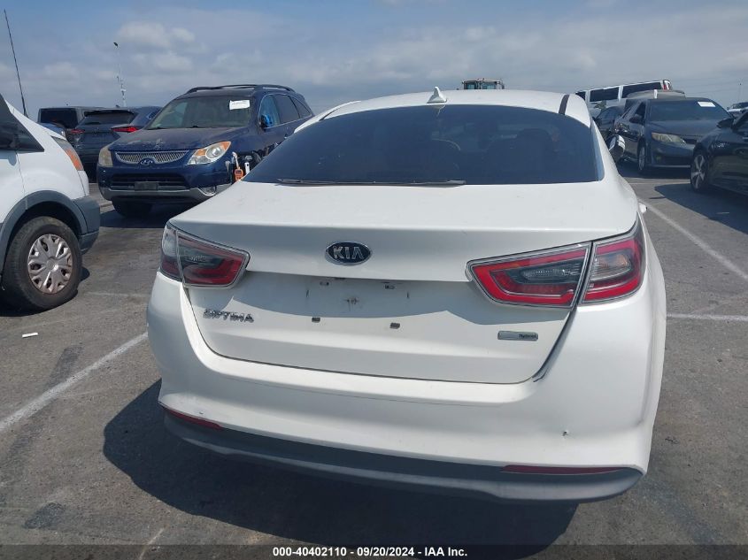 2016 Kia Optima Hybrid VIN: KNAGM4AD3G5095031 Lot: 40402110