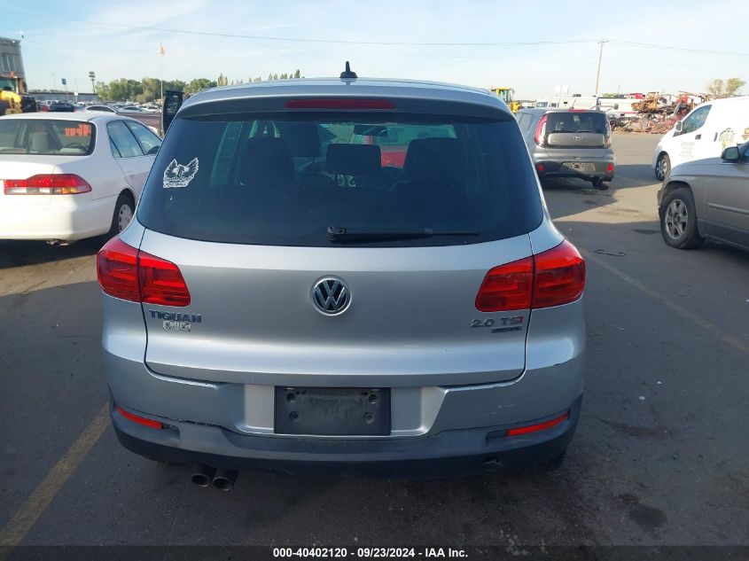 2014 Volkswagen Tiguan S/Se/Sel/R-Line VIN: WVGBV3AX9EW542429 Lot: 40402120