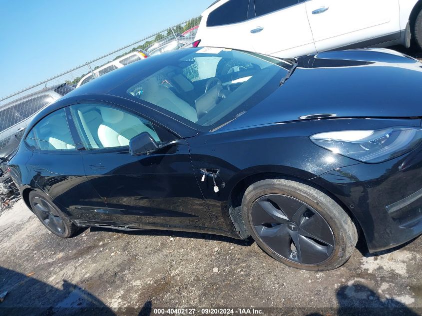 2021 TESLA MODEL 3 STANDARD RANGE PLUS REAR-WHEEL DRIVE - 5YJ3E1EA7MF084492