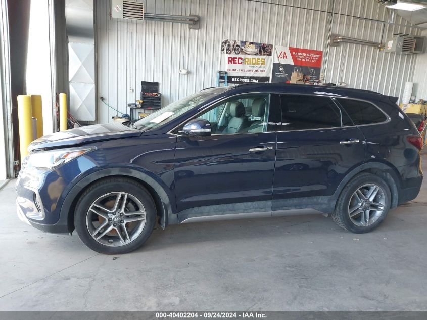 2018 Hyundai Santa Fe Se/Limited VIN: KM8SRDHF9JU269635 Lot: 40402204