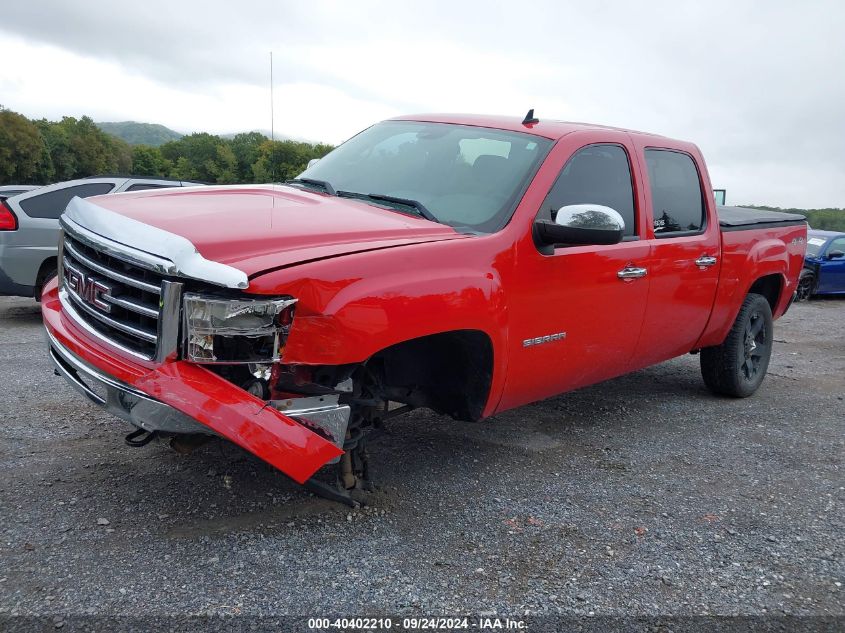 2013 GMC Sierra K1500 Sle VIN: 3GTP2VE70DG358342 Lot: 40402210