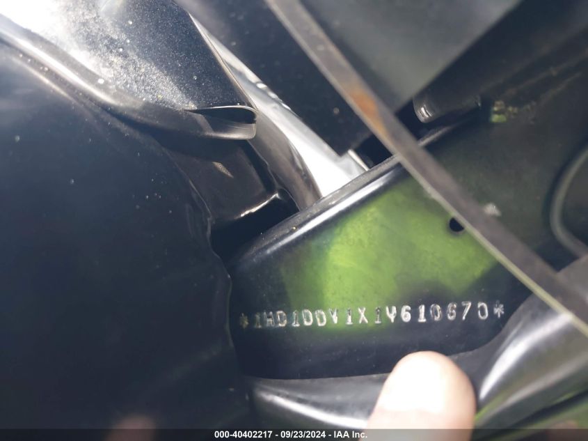 2001 Harley-Davidson Flht VIN: 1HD1DDV1X1Y610670 Lot: 40402217