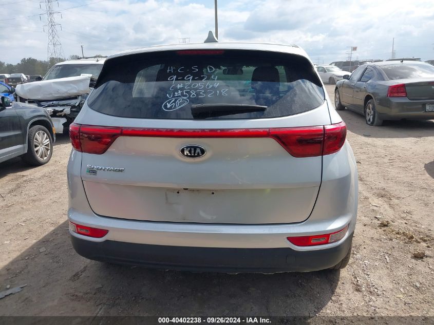 KNDPMCAC3K7583218 2019 Kia Sportage Lx