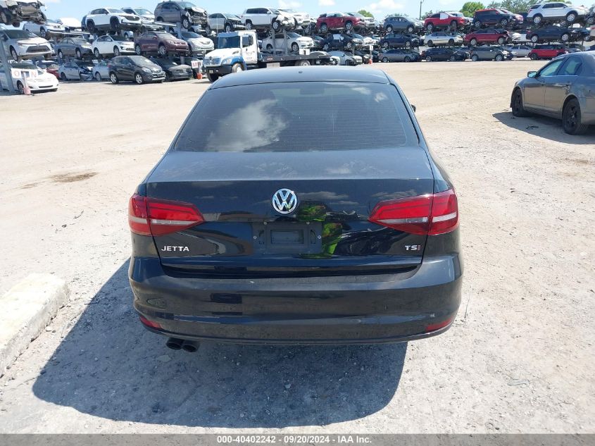 2017 Volkswagen Jetta 1.4T S VIN: 3VW2B7AJ7HM408407 Lot: 40402242