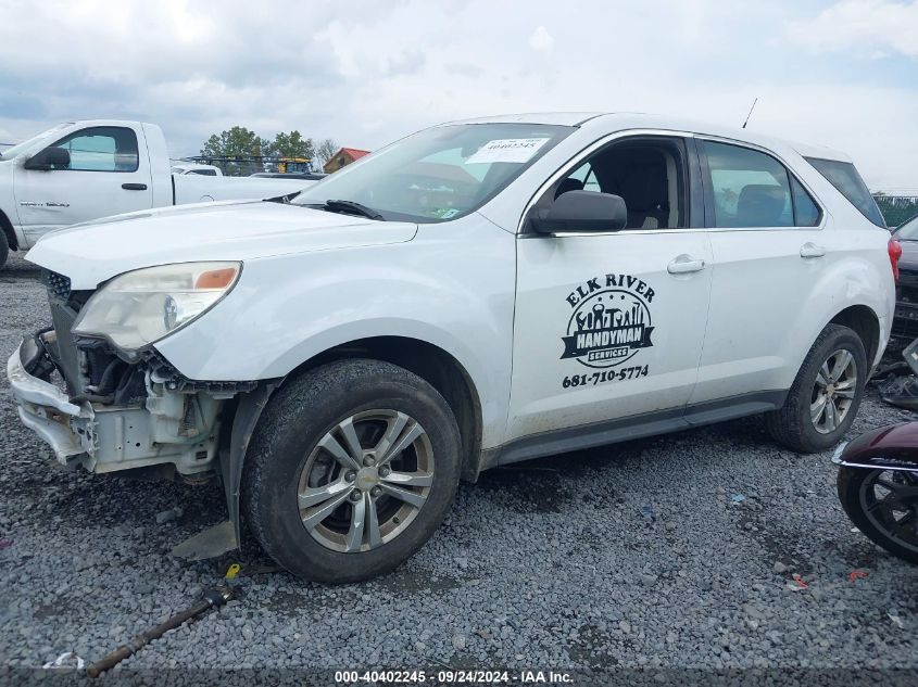 2011 Chevrolet Equinox Ls VIN: 2CNFLCEC7B6204502 Lot: 40402245