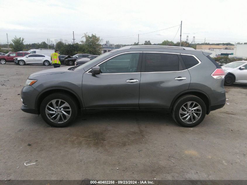 2015 Nissan Rogue S/Sl/Sv VIN: 5N1AT2MV8FC865458 Lot: 40402258