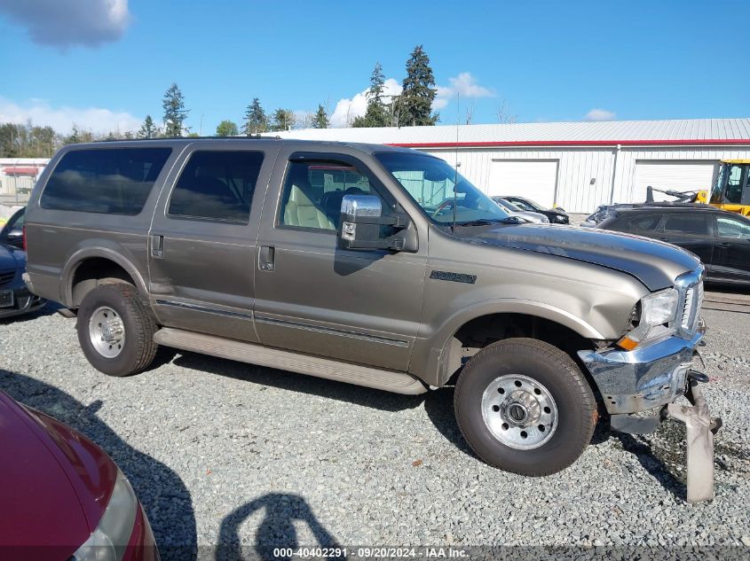 2002 Ford Excursion Limited VIN: 1FMSU43F72EA53607 Lot: 40402291