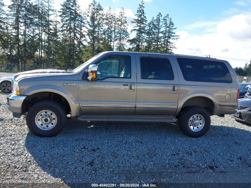 2002 Ford Excursion Limited VIN: 1FMSU43F72EA53607 Lot: 40402291