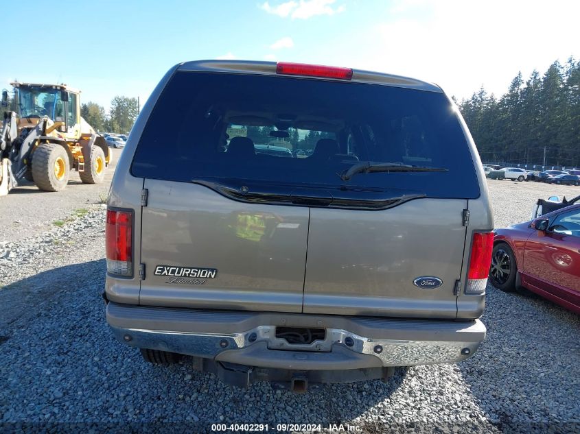 1FMSU43F72EA53607 2002 Ford Excursion Limited