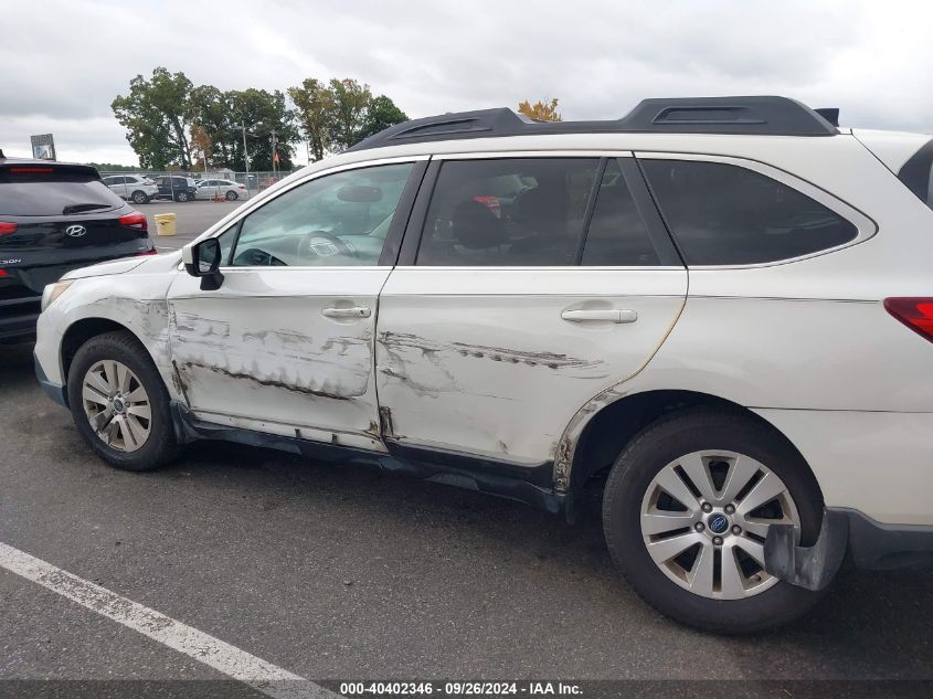 2016 Subaru Outback 2.5I Premium VIN: 4S4BSADC9G3239371 Lot: 40402346