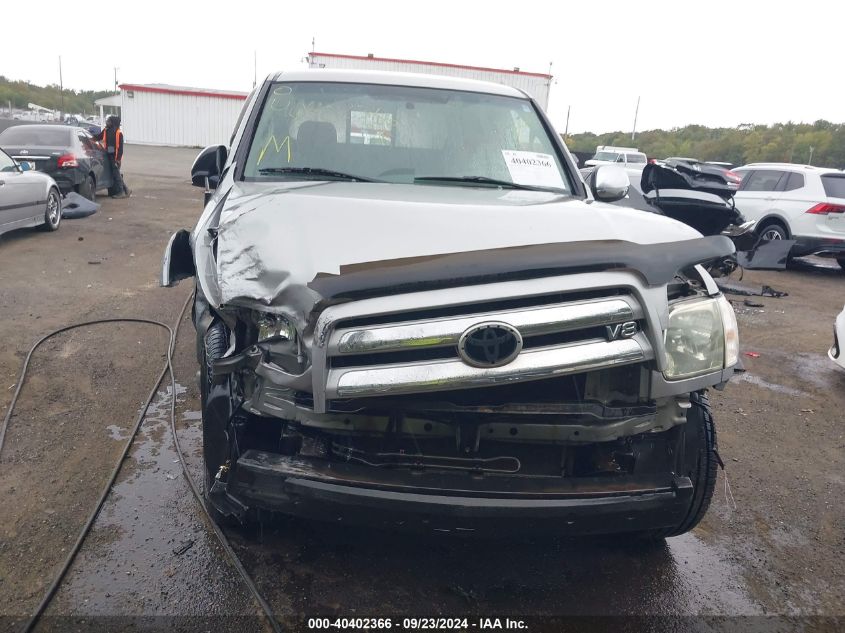 2005 Toyota Tundra Sr5 V8 VIN: 5TBDT44185S468283 Lot: 40402366