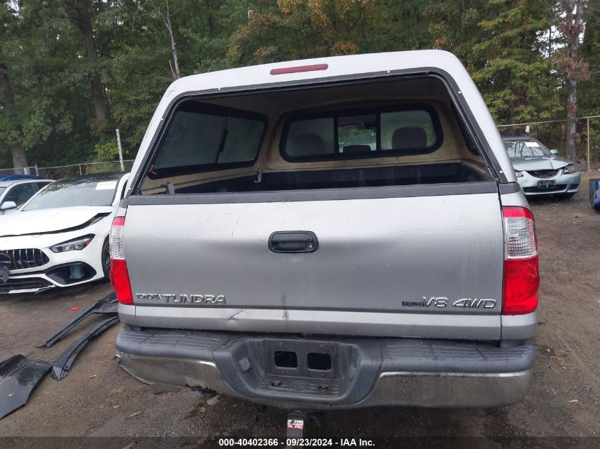 2005 Toyota Tundra Sr5 V8 VIN: 5TBDT44185S468283 Lot: 40402366