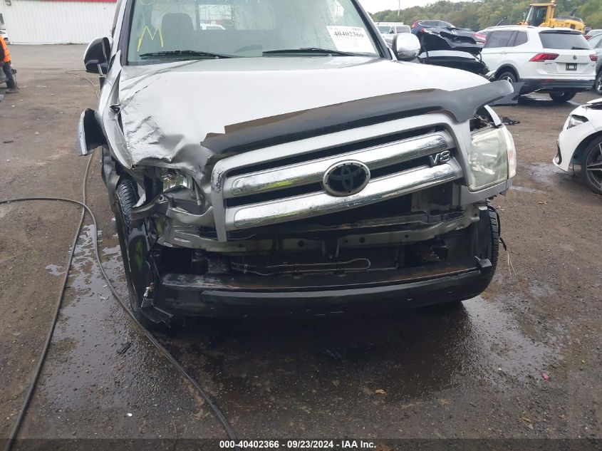 2005 Toyota Tundra Sr5 V8 VIN: 5TBDT44185S468283 Lot: 40402366